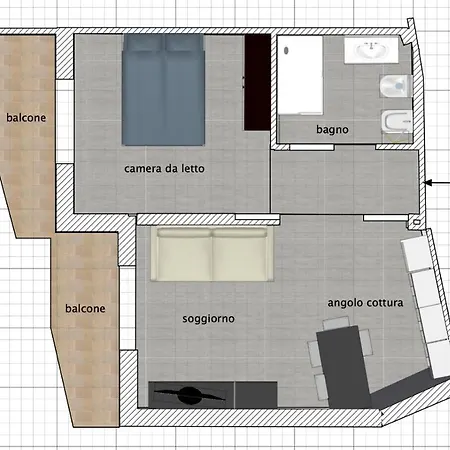 La Gaviota - Bilocale Sul Mare In Arziglia Apartament Bordighera