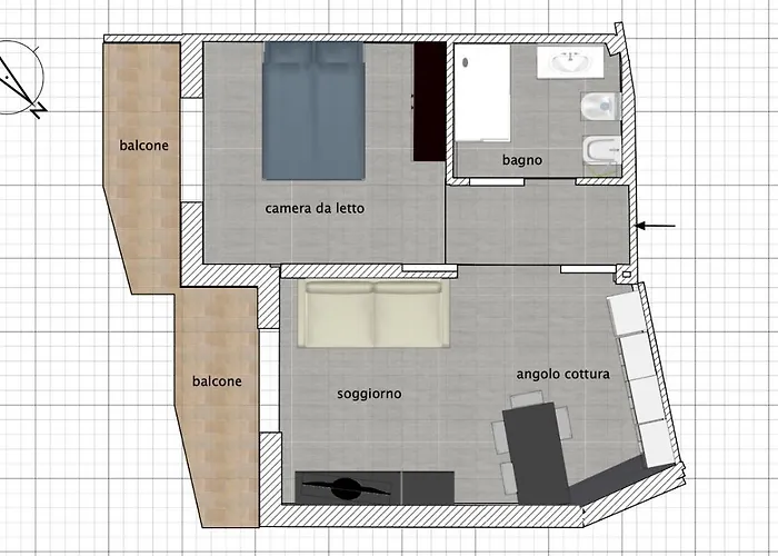 La Gaviota - Bilocale Sul Mare In Arziglia Apartmán Bordighera